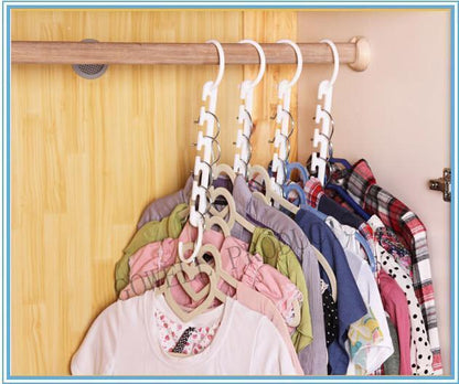 Magic Hangers Closet Space Saving ( Plastic and Metal )