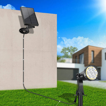 Projecteur solaire à LED Lighteme 100 lumens avec poteau (2 pièces)