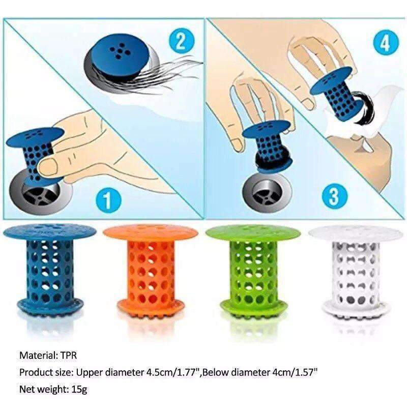 Lighteme TubShroom, protecteur de drain révolutionnaire pour baignoire et attrape-cheveux