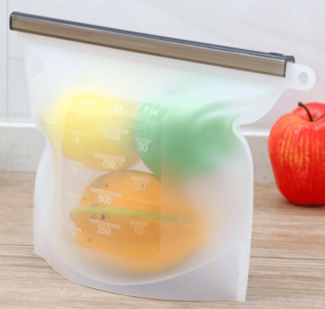 Sac alimentaire réutilisable en silicone Lighteme (4 couleurs)