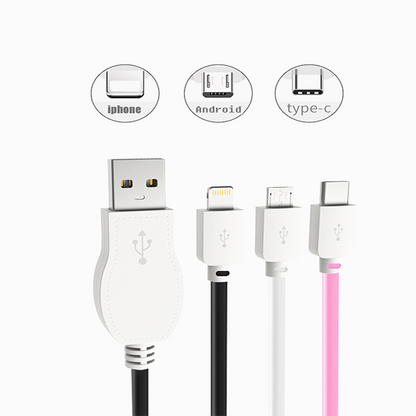 Câble de données à commande vocale Lighteme (2 couleurs)