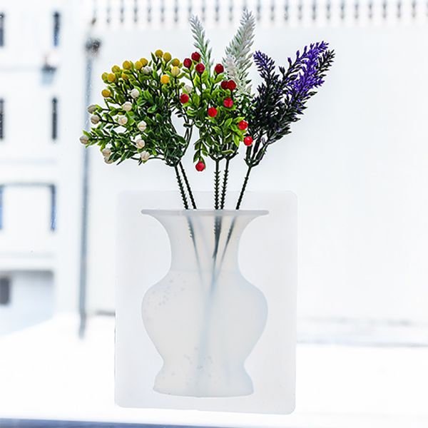 Bouteille Lighteme en silicone et caoutchouc à fleurs (3 couleurs)