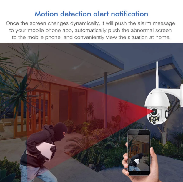 IHRneeria Cam+ Outdoor WiFi Camera (Plug: US,AU,EU,UK) (SD Card: 32G,64G,128G)