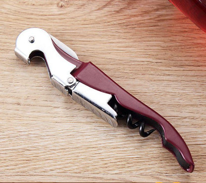 Features integrated of wine opener,beer opener and foil cutter