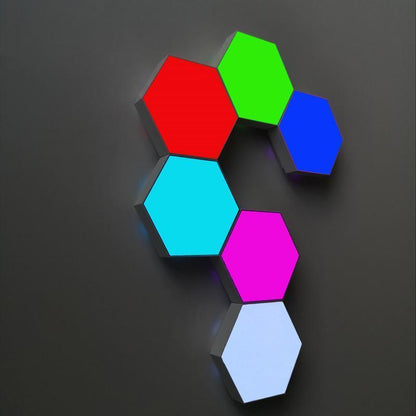 Then simply display on any surface or wall with the included sticky pads or with nails
