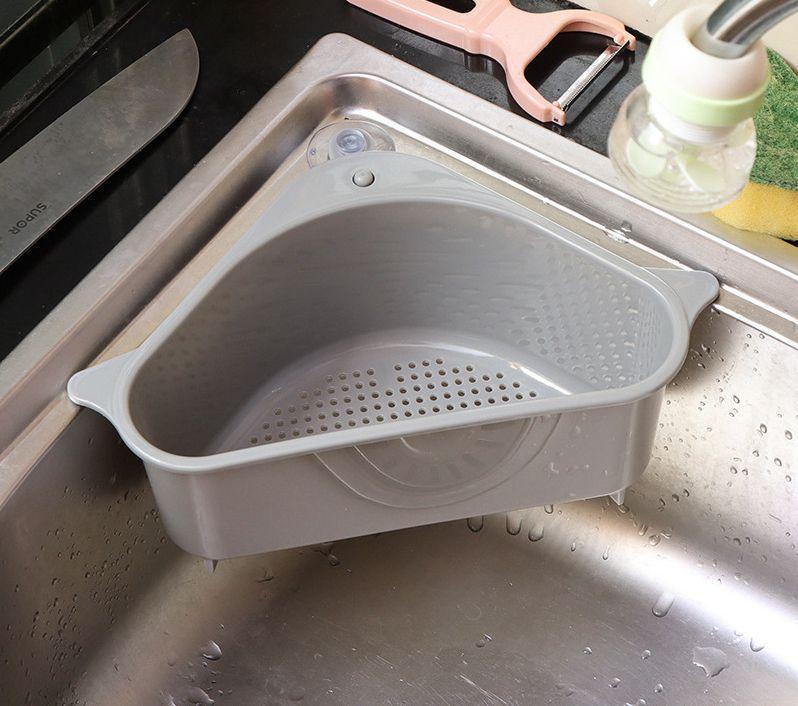 this shelf fits neatly most sinks and any corner