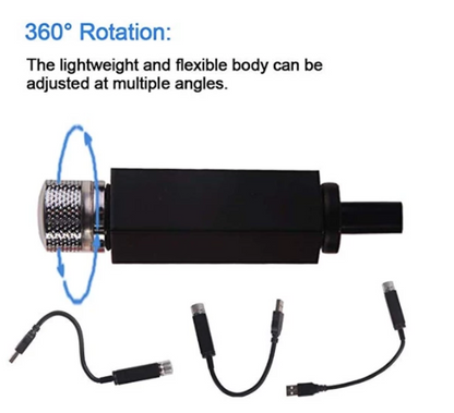 Lighteme Plug &amp; Play – Romantische USB-Nachtleuchte für Auto und Zuhause! (2 Farben)