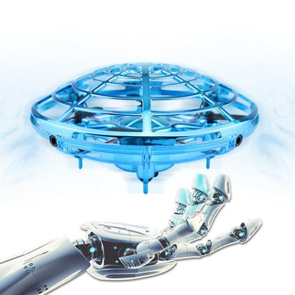 Four propellers ensure that it flies stably and keeps the balance in the air.