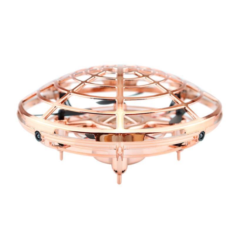 Four propellers ensure that it flies stably and keeps the balance in the air,