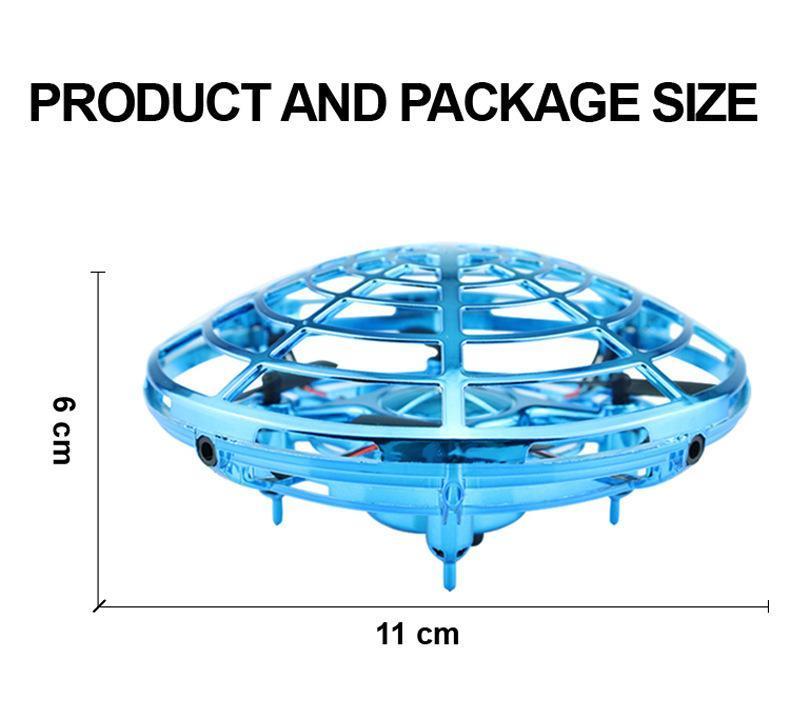 Four propellers ensure that it flies stably and keeps the balance in the air,