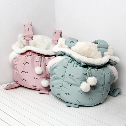 Lighteme Komfortable Haustiertasche, warme Tragetasche für die Brust (2 Farben)