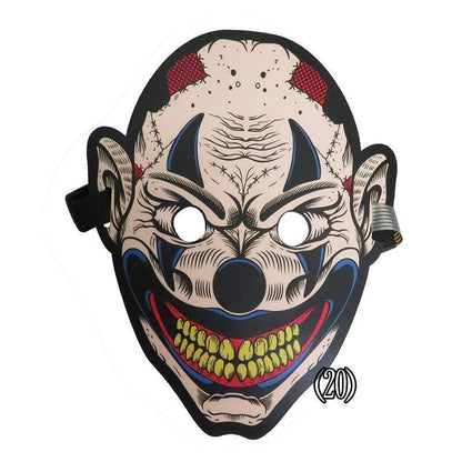 Ihrtrade Voice-activated Halloween Scary Mask (20 Types)