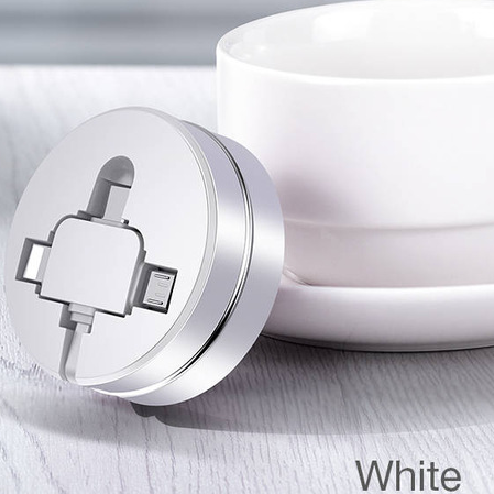 Lighteme Retractable  3 In 1 USB Cable (4 colors)