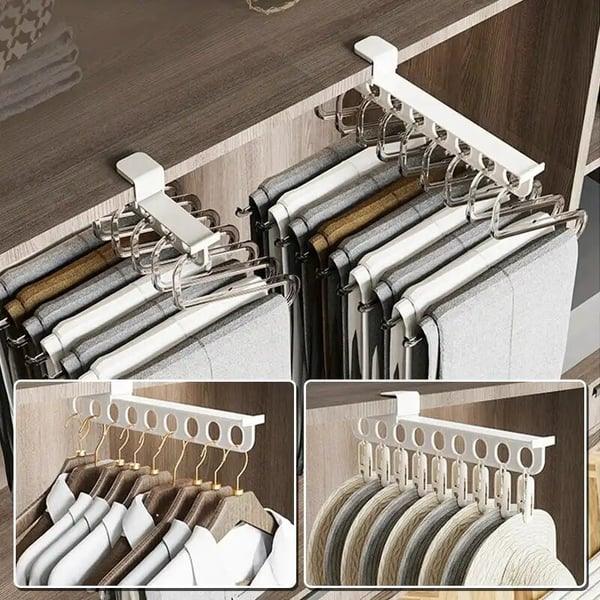 Lighteme Platzsparendes ausziehbares Schrank-Organisationssystem | 1 KAUFEN, 1 GRATIS ERHALTEN (2 STÜCK)