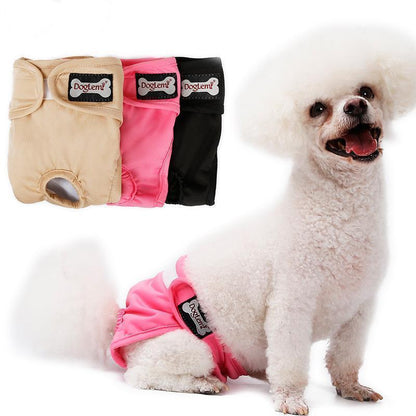Lighteme 2er-Pack maschinenwaschbare Hunde-Physiologische Hosen (3 Farben &amp; 5 Größen)
