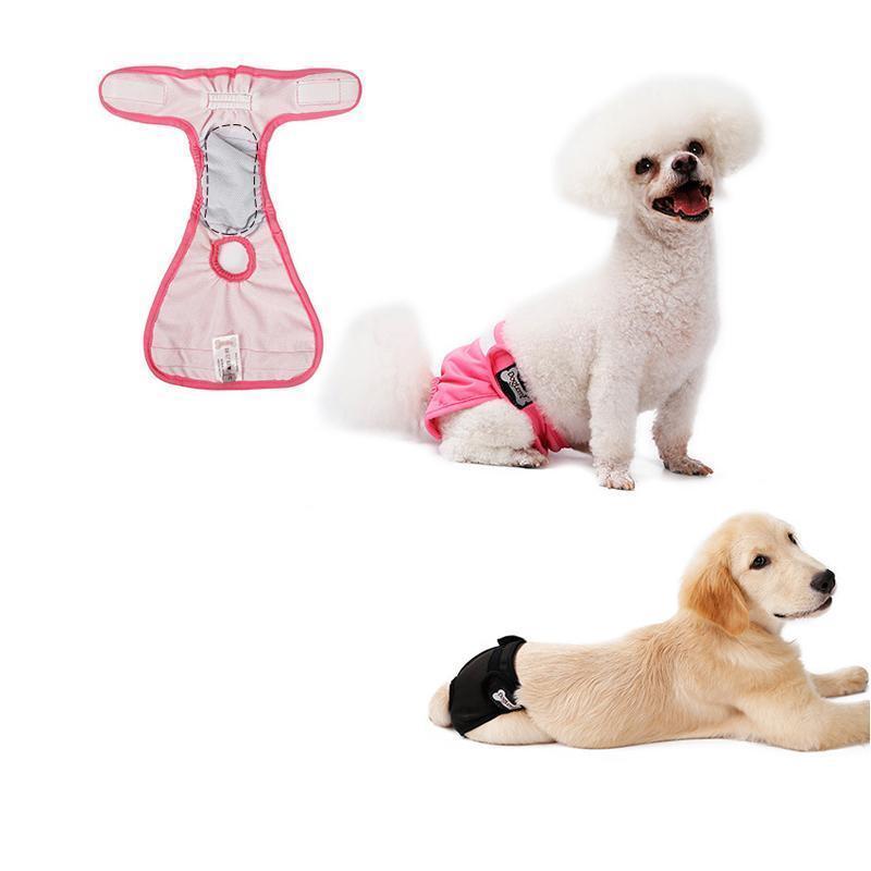 Lighteme 2er-Pack maschinenwaschbare Hunde-Physiologische Hosen (3 Farben &amp; 5 Größen)