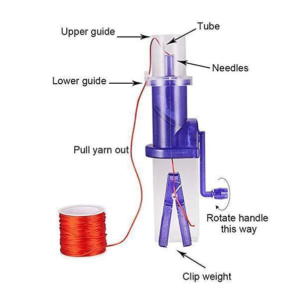 Tricoteuse à bobines automatique Lighteme