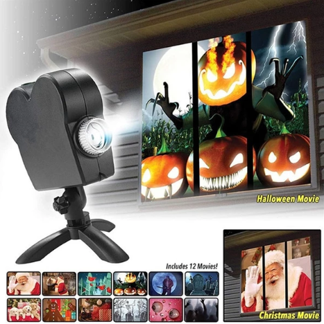 Ihrtrade Window Projector For Halloween & Christmas