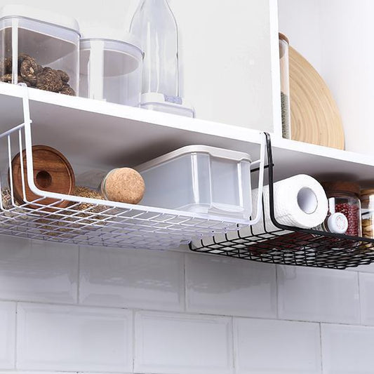 Lighteme Under Shelf Basket Organizer (2 types & 3 colors & 2 sizes)