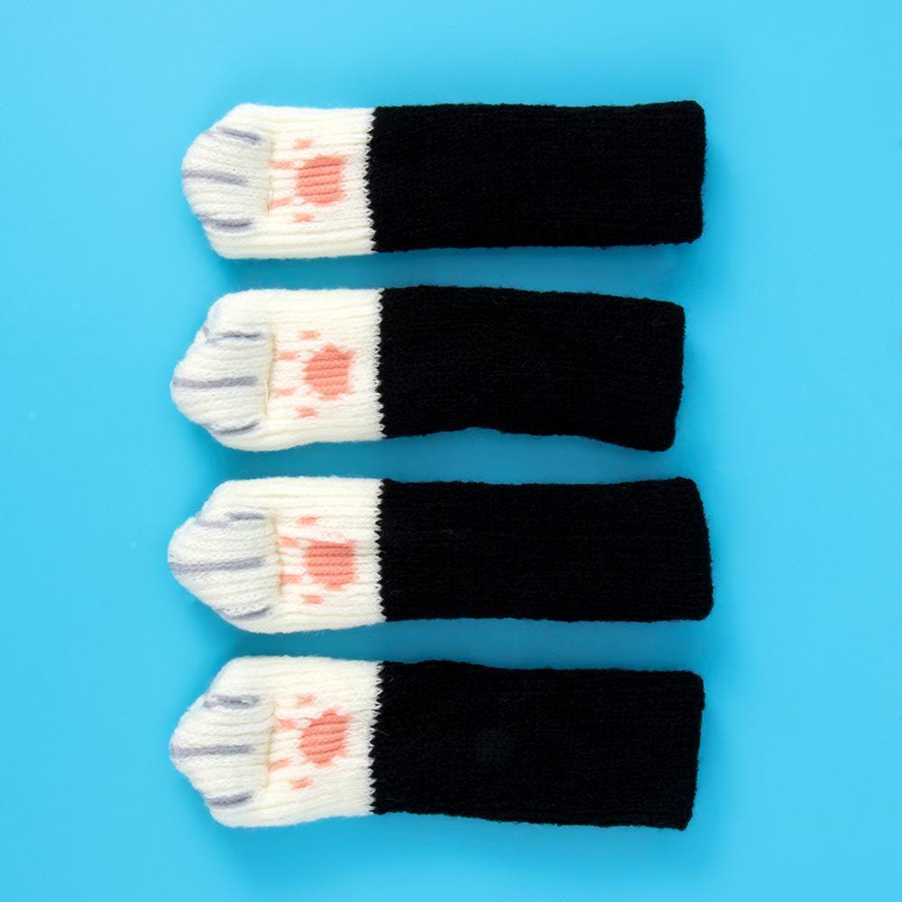 Chaussettes pour chat Lighteme, protège-pieds de chaise et de bureau (4 couleurs)