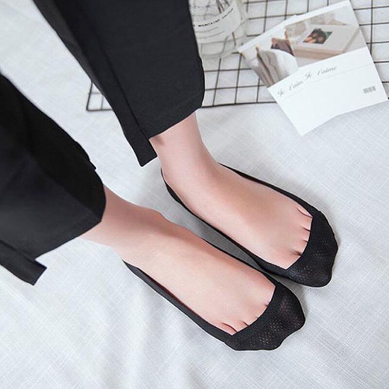 Lighteme Atmungsaktive, bequeme Socken aus Eisseide (4er-Set) (5 Farben)