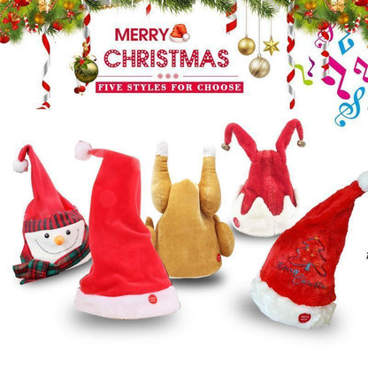 Chapeau électrique Lighteme Père Noël twerkeur (5 modèles)