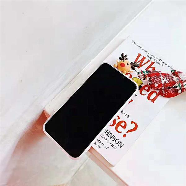 Étui de protection Lighteme pour iPhone, thème Noël pour couples (2 pièces)