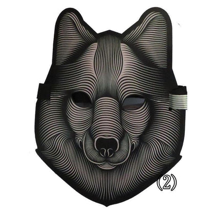 Ihrtrade Voice-activated Halloween Scary Mask (20 Types)