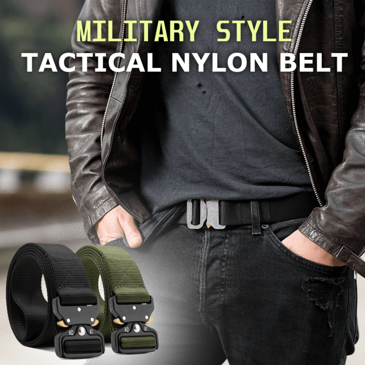 Ceinture tactique en nylon de style militaire Lighteme (4 couleurs)