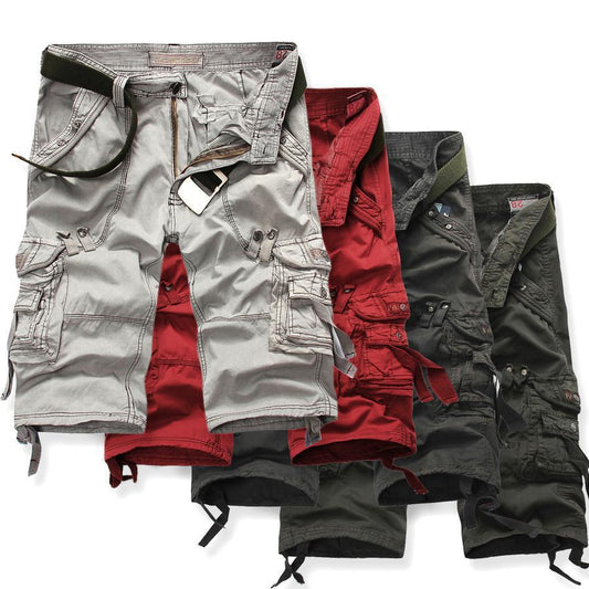 Ihrtrade - Washed Soft Cotton Cloth Men Cargo Tactical Shorts Plus Size (5 Colors),USB C Charger