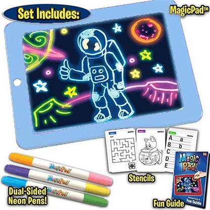 Lighteme 3D Magic Zeichenblock (2 Farben)