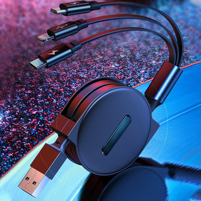 Lighteme 3 In 1 Telescopic Data Line (4 Colors)