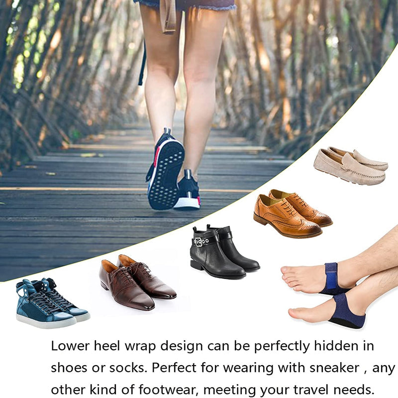 Lighteme Adjustable Cushion heel protector wrap with Breathable Inserts  (1 Pair)