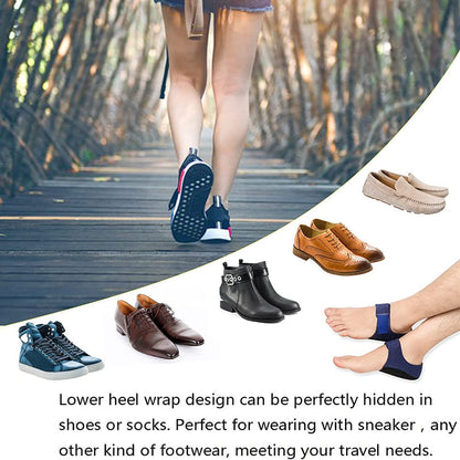 Lighteme Adjustable Cushion heel protector wrap with Breathable Inserts  (1 Pair)