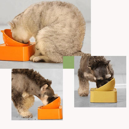 Lighteme 30 Degree Adjustable Pet Feeder Bowl (4 colors)