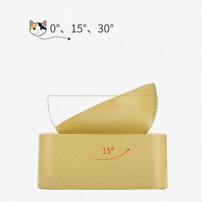 Lighteme 30 Degree Adjustable Pet Feeder Bowl (4 colors)