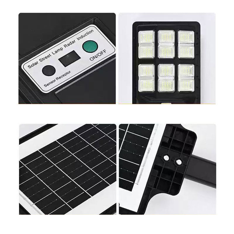 Lighteme 3000W Solar Street Light, 180000 Lumens Dusk to Dawn Street Lights Solar Powered Motion Sensor