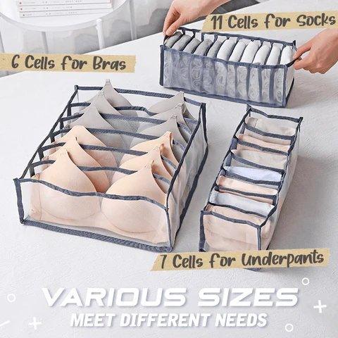 Boîte de rangement pour sous-vêtements Lighteme