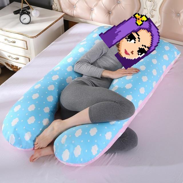 Lighteme Schwangerschaftskissen, Stillkissen, U-förmiges Körperkissen für Schwangere