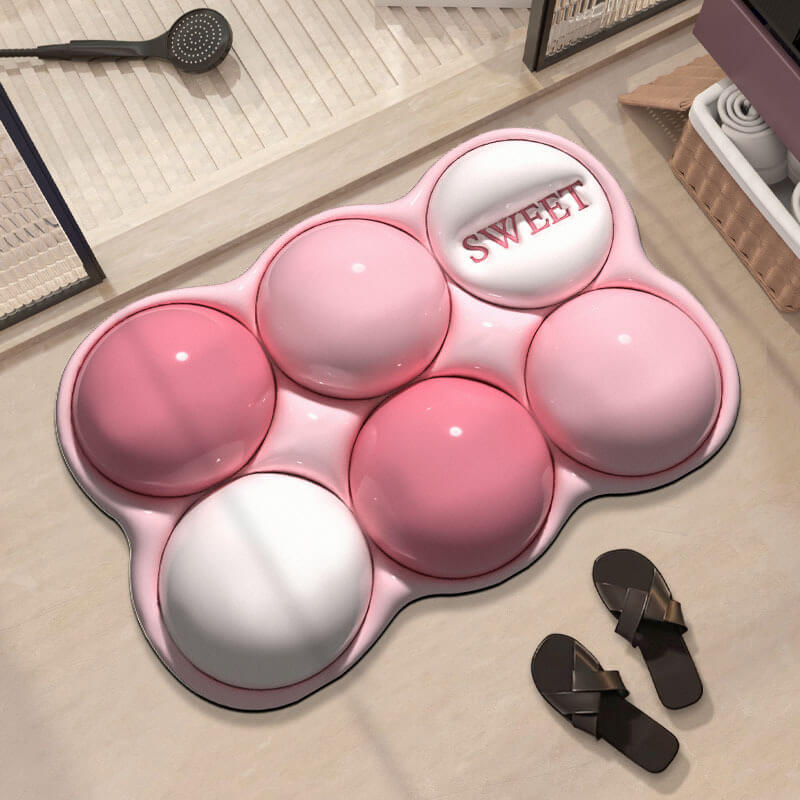 Lighteme 3D Diatom Mud Water Absorbent Bath Mat