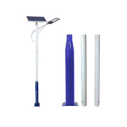 Lighteme 20 Fuß kommerzieller Straßen-/Parkplatz-/Flaggenlichtmast, Aluminium + Käfig, 1er-Pack