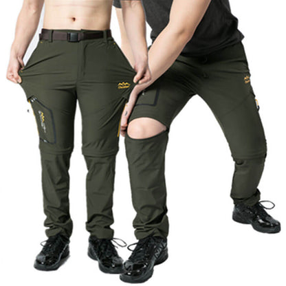 Pantalon et short d'extérieur à séchage rapide Lighteme - Pantalon de randonnée extensible avec deux sections détachables