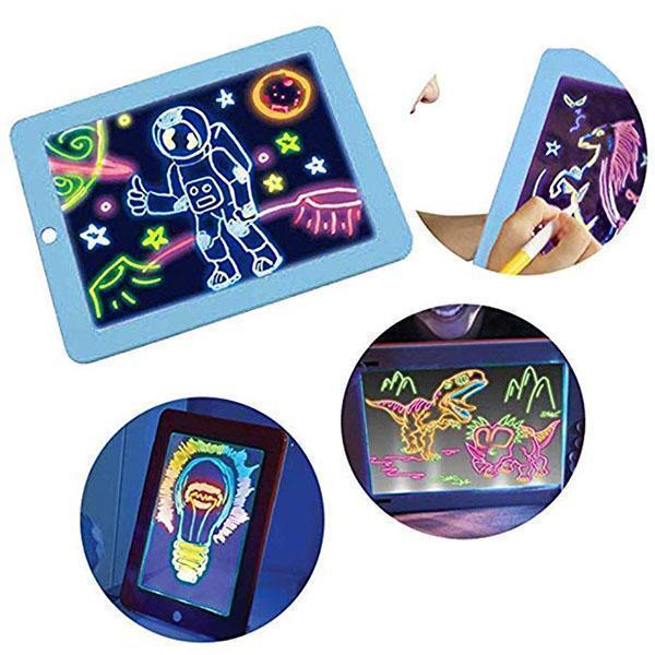 Lighteme 3D Magic Zeichenblock (2 Farben)