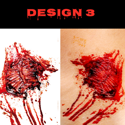 Ihrtrade 2020 Top 4 Halloween Tattoo Sticker (2-pack) (3 Types)