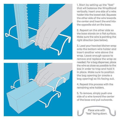 Organisateur de film alimentaire ajustable Lighteme