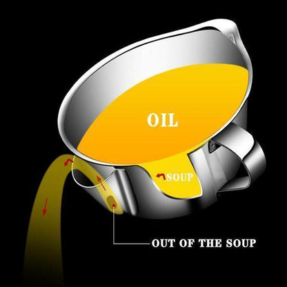 Pot à filtre à huile en acier inoxydable Lighteme (3 tailles)