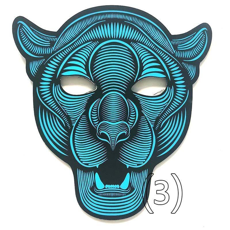 Ihrtrade Voice-activated Halloween Scary Mask (20 Types)