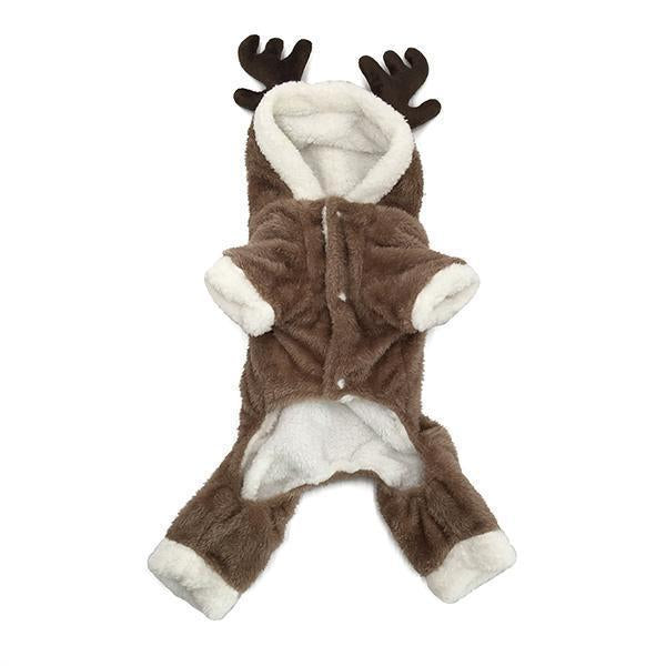 Lighteme Haustier-Weihnachtskleidung mit Elchmotiv (5 Größen)