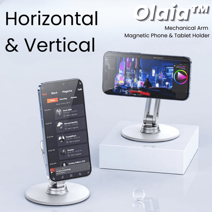 Support magnétique pour téléphone et tablette Lighteme avec bras mécanique