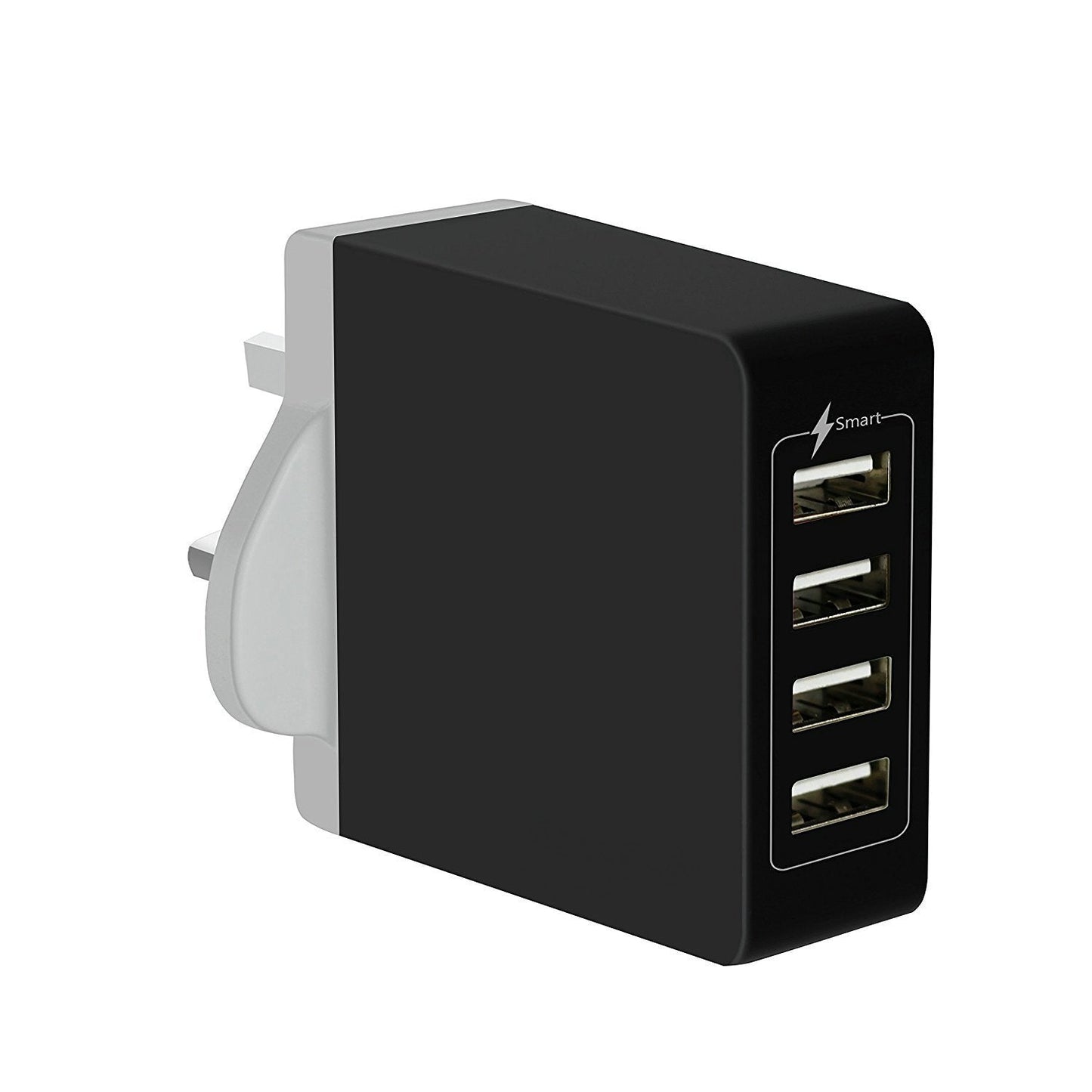 Lighteme 4 Ports USB Wall Charger Built in Smart IC 5V / 7.2 Amps for Smartphones and Tablets